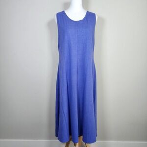 Hemp Room Dress Womens Medium Jersey Eco Friendly Vegan Natural  Flowy Midi Knit